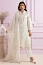 Embroidered Kurta Dupatta - 2121 - Image 2