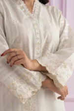 Embroidered Kurta Dupatta - 2121 - Image 4