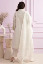 Embroidered Kurta Dupatta - 2121 - Image 8