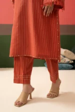 Embroidered Kurta Trouser - 3363 - Image 7