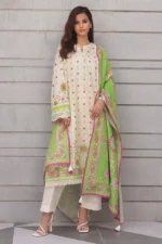 Embroidered Shirt Dupatta - 0111 - Image 2