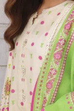 Embroidered Shirt Dupatta - 0111 - Image 3