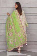 Embroidered Shirt Dupatta - 0111 - Image 4