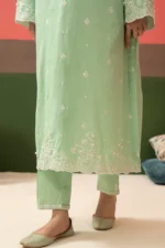 Embroidered Kurta Trouser - 2510 - Image 4