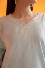 Embroidered Kurta - 2528 - Image 5