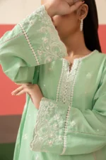 Embroidered Kurta Trouser - 2510 - Image 5