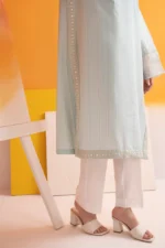 Embroidered Kurta - 2528 - Image 6