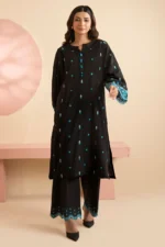 Embroidered Kurta Trouser - 3319 - Image 8